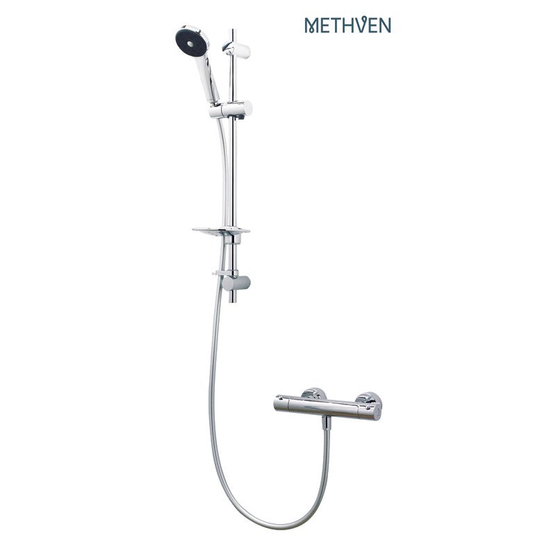 Methven Maku Satinjet Cool Touch Bar Shower Valve & Kit - Chrome