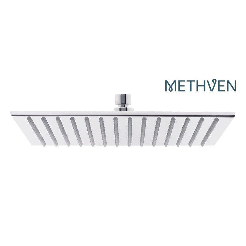 Methven Square Thin Brass Fixed Shower Head 300Mm X 300Mm