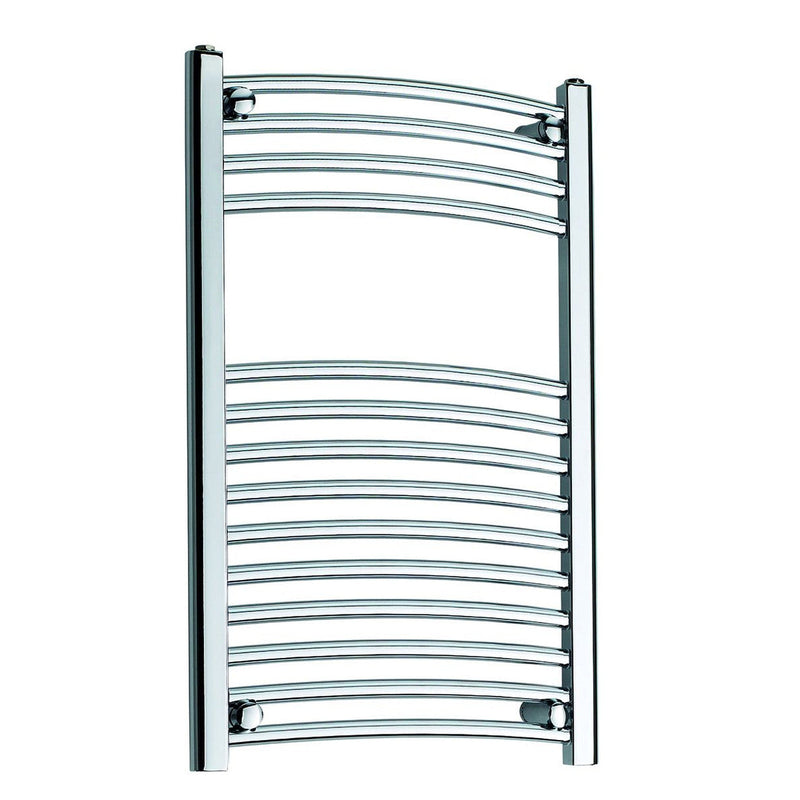 Kartell K-Rail Steel 25Mm Chrome Curved Heated Towel Rails