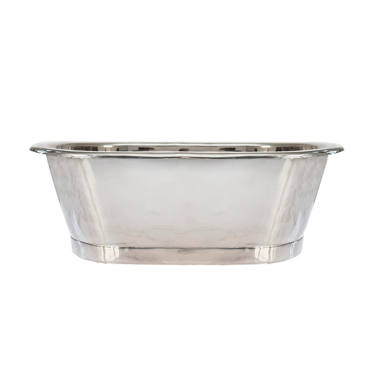 BC Designs Freestanding Traditional Countertop Nickel Basin - 180mm L x 530mm W Nickel