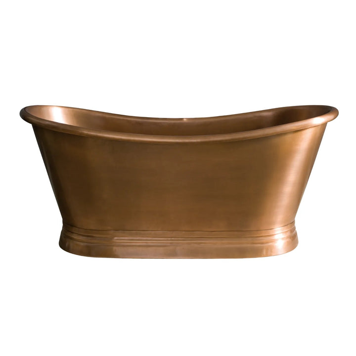 BC Designs Freestanding Traditional Boat Bath Outer/Inner 1500mm Antique Copper