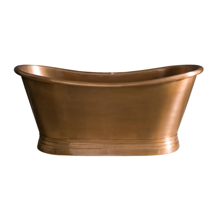 BC Designs Freestanding Traditional Boat Bath Outer/Inner 1700mm Antique Copper