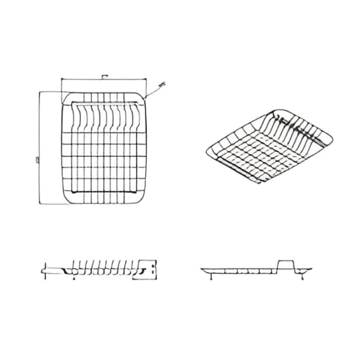 Reginox CBD 1x Wire Stainless Steel Drainer Basket or Drainer Rack Chrome Plated