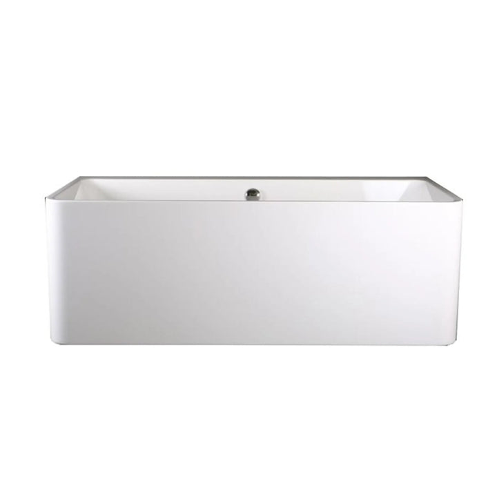 BC Designs Murali Acrylic Freestanding Bath - 1720mm L x 740mm W Gloss White