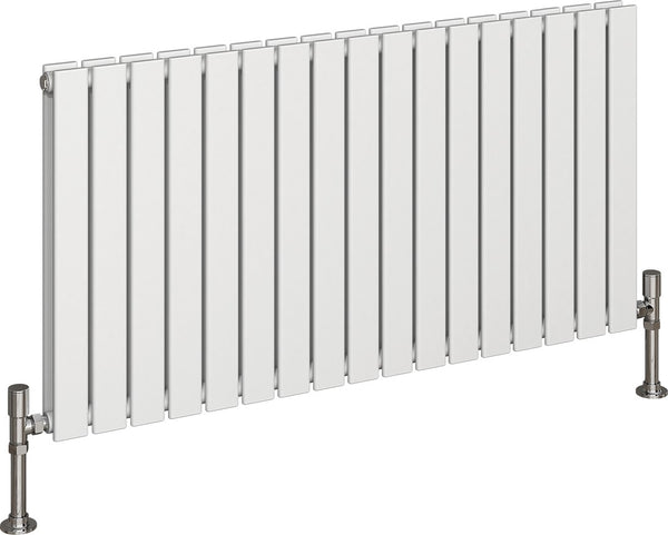 Wyvern HARLEY DOUBLE Horizontal Radiator White (600mm × 420mm)