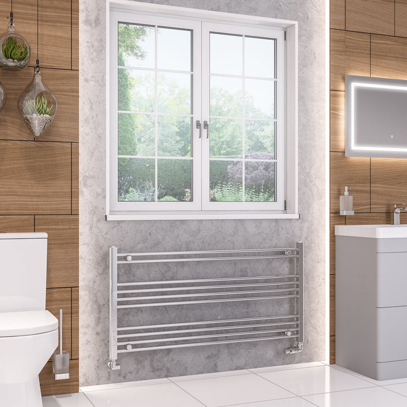 Eastbrook Wendover Straight Multirail Chrome Heated Towel Rails