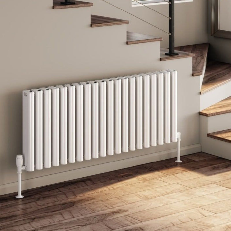 Reina Alco White Horizontal Aluminium Radiator