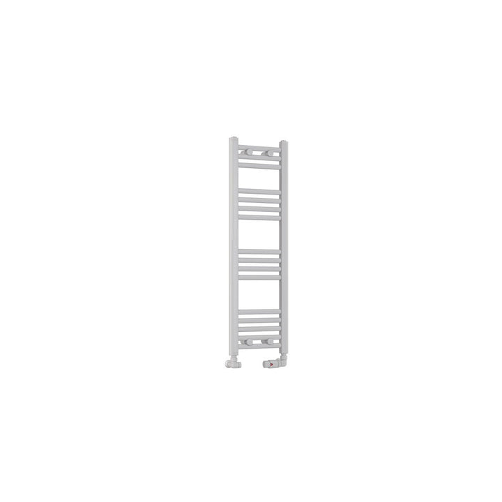 Eastbrook Wendover Straight Multirail Steel White Heated Towel Rails