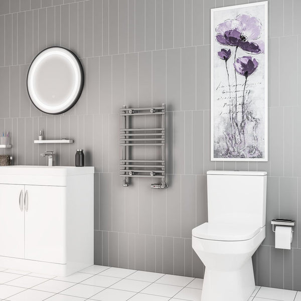 Eastbrook Biava Tube on Tube Steel Chrome Heated Towel Rails