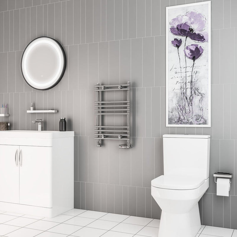 Eastbrook Biava Tube on Tube Steel Chrome Heated Towel Rails