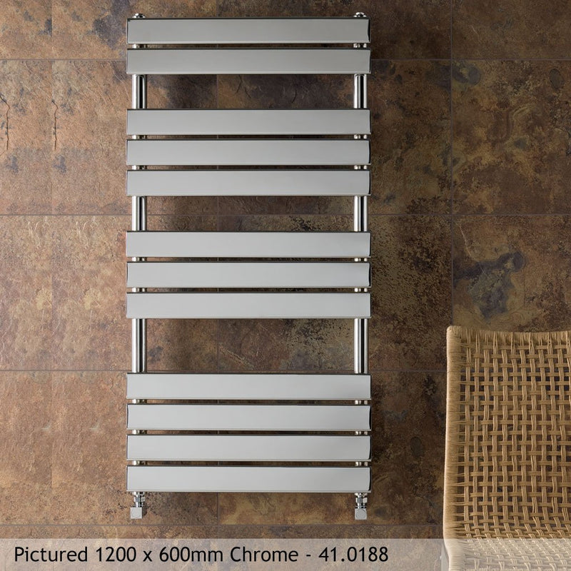 Eastbrook Staverton Tube on Tube White Heated Towel Rails