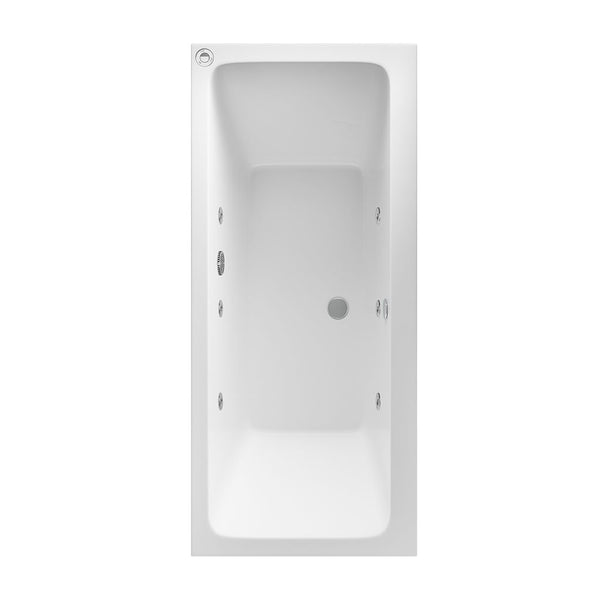Eastbrook Beauforte Portland 1700mm x 750mm x 440mm 6 Jet Whirlpool Bath White