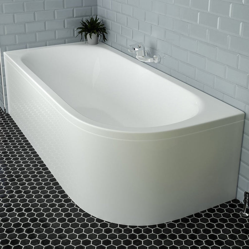 Eastbrook Biscay Reinforced Beauforte Bath Panel 1700Mm X 800Mm - White
