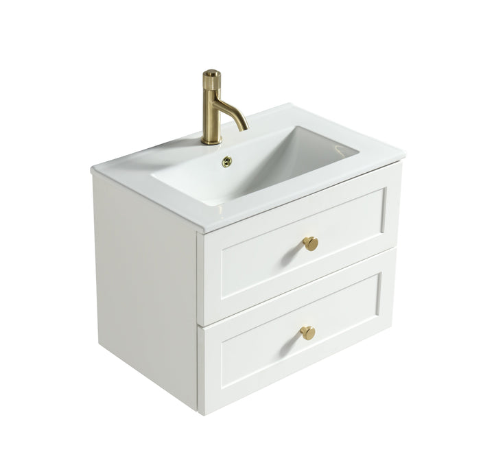 Tailored Bathroom Bakewell 600Mm Wall Hung Vanity Wall hung vanity unit