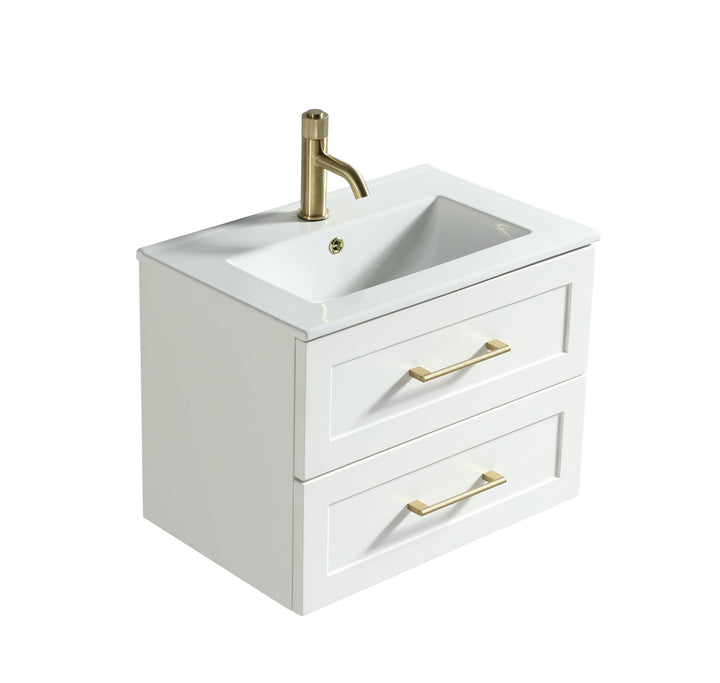 Tailored Bathroom Bakewell 600Mm Wall Hung Vanity Wall hung vanity unit