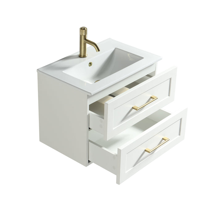 Tailored Bathroom Bakewell 600Mm Wall Hung Vanity Wall hung vanity unit