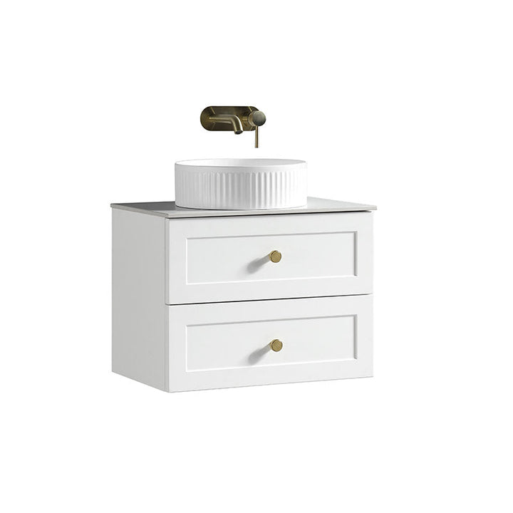 Tailored Bathrooms Bakewell Wall Hung 600mm Vanity Unit with Sintered Stone Counter Top