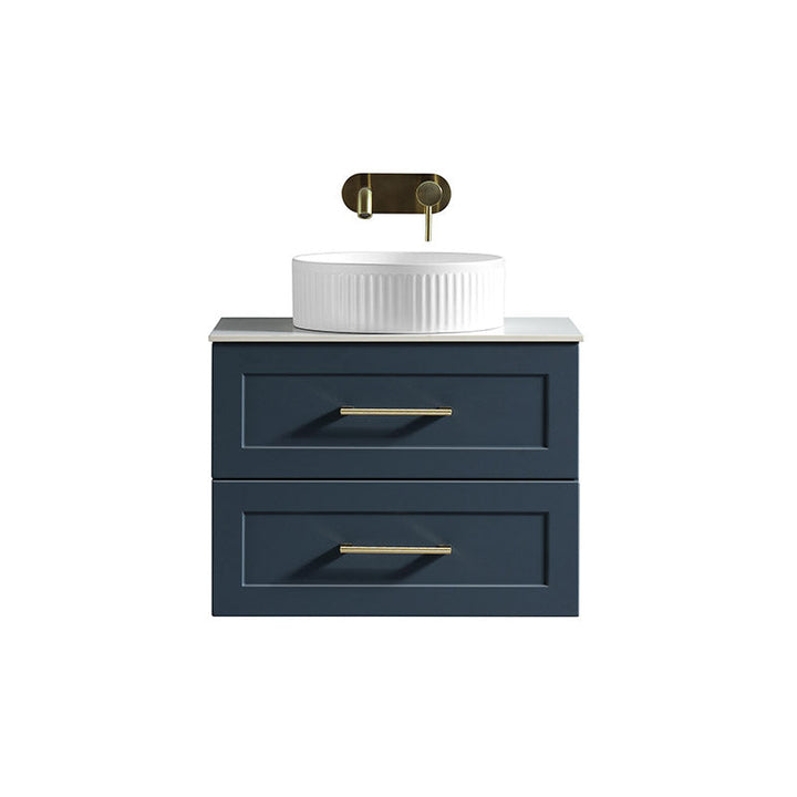 Tailored Bathrooms Bakewell Wall Hung 600mm Vanity Unit with Sintered Stone Counter Top