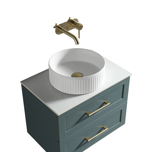 Tailored Bathrooms Bakewell Wall Hung 600mm Vanity Unit with Sintered Stone Counter Top