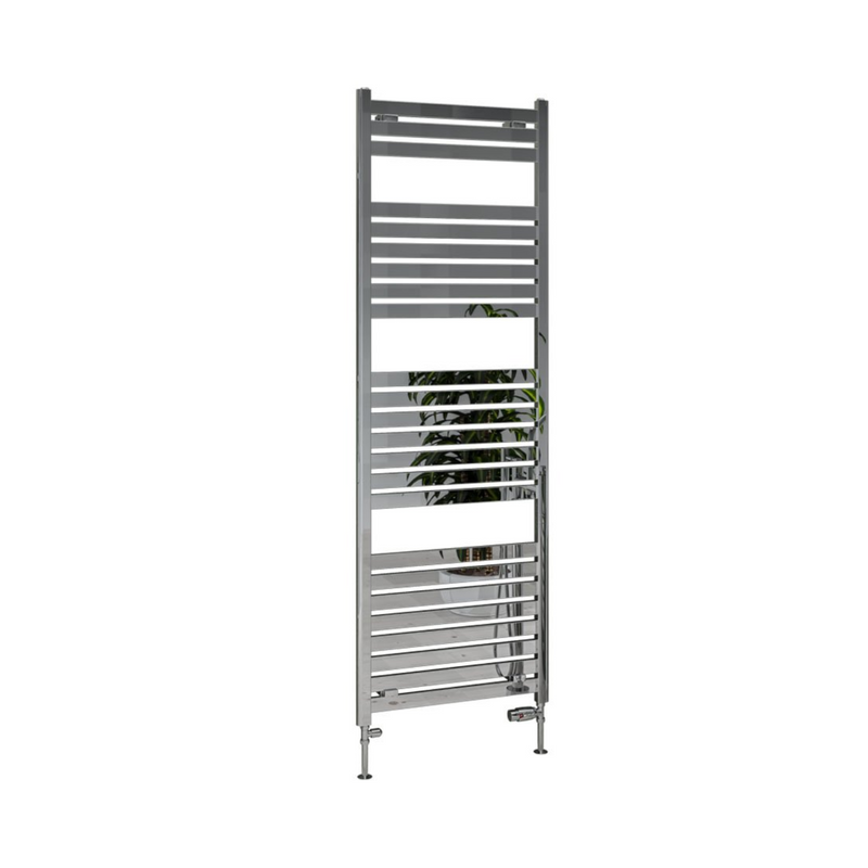 Eastbrook Staverton Chrome Vertical Steel Heated Towel Rails