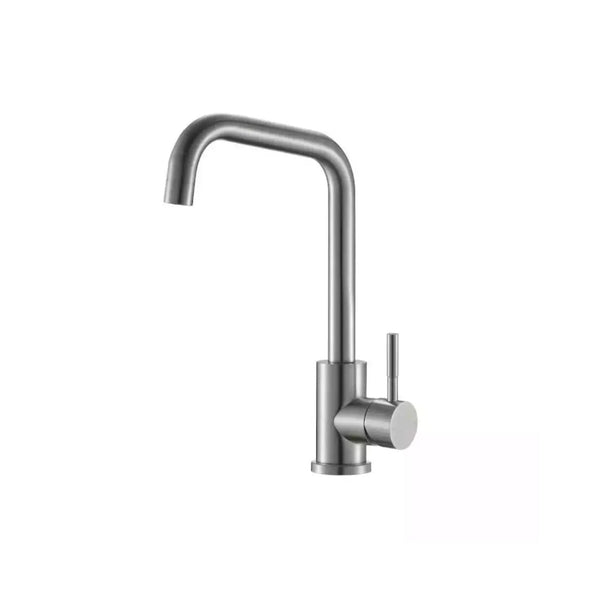 Reginox SALINA BN Single Handle One Head ’U’ Neck Steel Sink Lever Tap