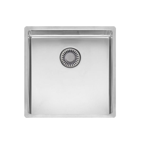 Reginox New York 40x40 + 40x40 Single Bowl Stainless Steel Kitchen Sink 90mm Comfort Waste