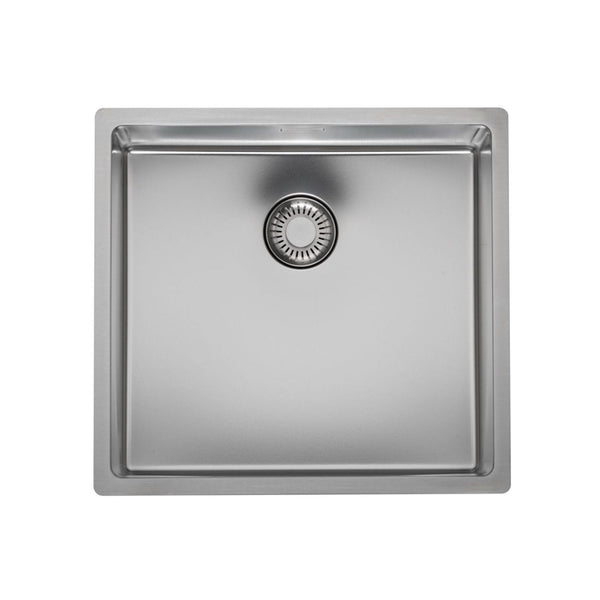 Reginox NEWJERSEY 40x37 Single Bowl Stainless Steel Kitchen Sink Inset Flush and Undermount
