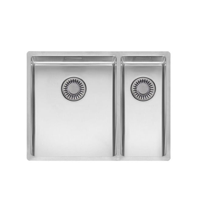 Reginox NEW YORK 34x40 + 18x40 UnderMount Double Bowl Kitchen Sink Stainless Steel