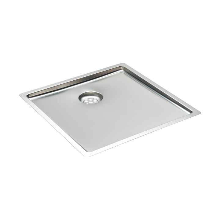 Reginox NEW YORK 40x40 BP Stainless Steel Double Bowl Bottom Plate Kitchen Sink Square