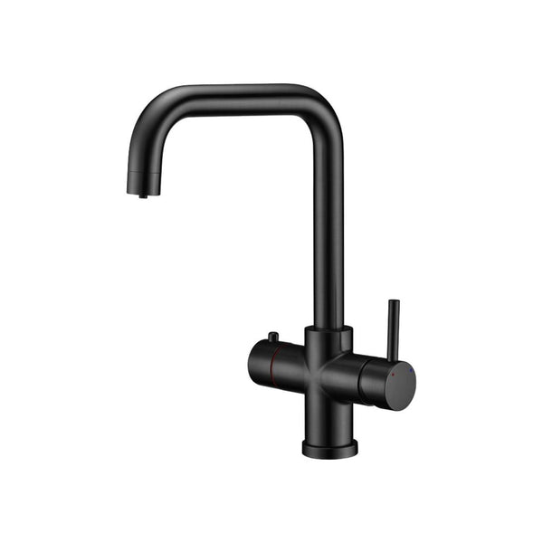 Reginox Tribezi 3IN1 Solid Brass Boiling Water Kitchen mixer Tap Matt Black