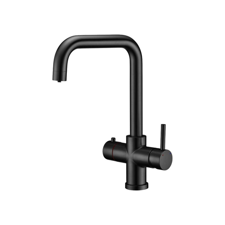Reginox Tribezi 3IN1 Solid Brass Boiling Water Kitchen mixer Tap Matt Black