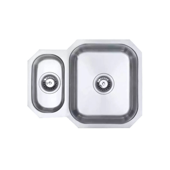 Reginox DAKOTA 1.5 Bowl Undermount Stainless Steel Kitchen Sink 0.8 Gauge Matt Polished Sinks