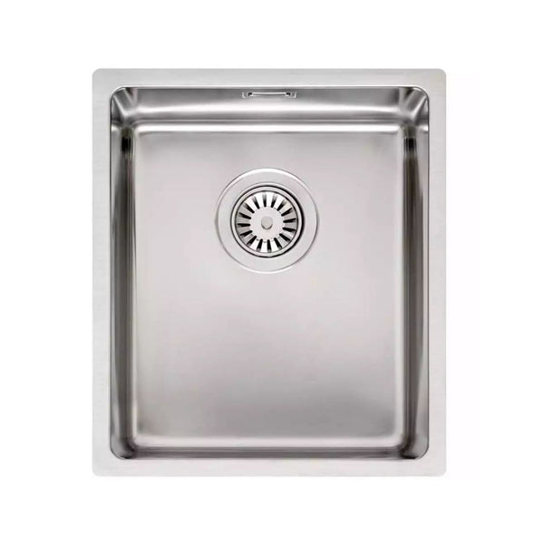 Reginox HOUSTON 34x40 1.0 Undermount Kitchen Sink with Stainless Steel 0.8 Gauge Inset Sink