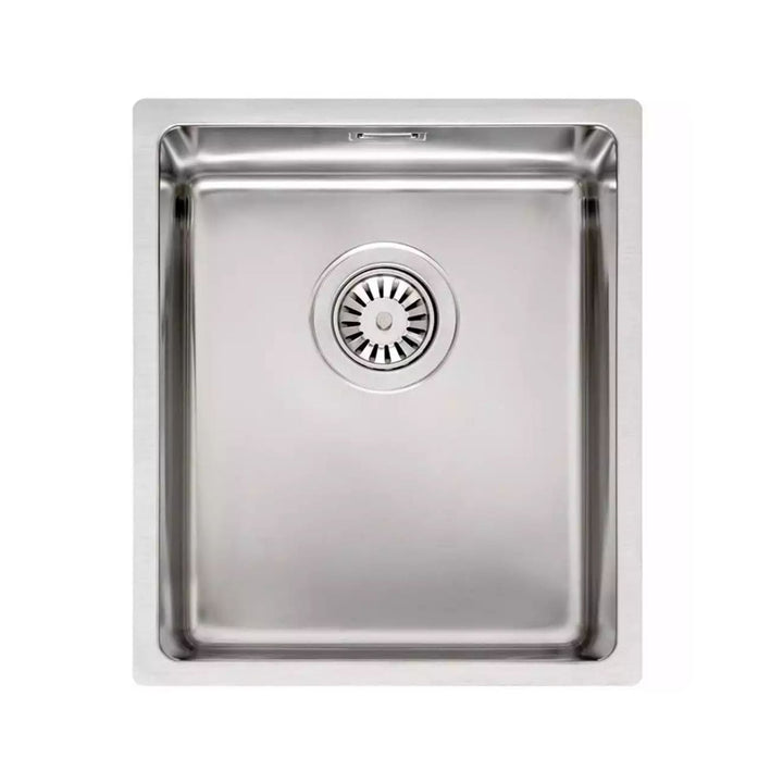 Reginox HOUSTON 34x40 1.0 Undermount Kitchen Sink with Stainless Steel 0.8 Gauge Inset Sink