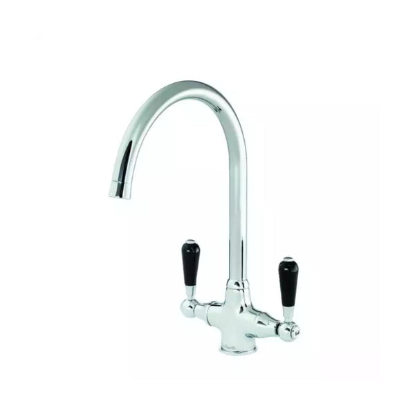 Reginox Brooklyn CH Dual Lever Monobloc Sink Tap with Warm and Hot Water Control - Chrome