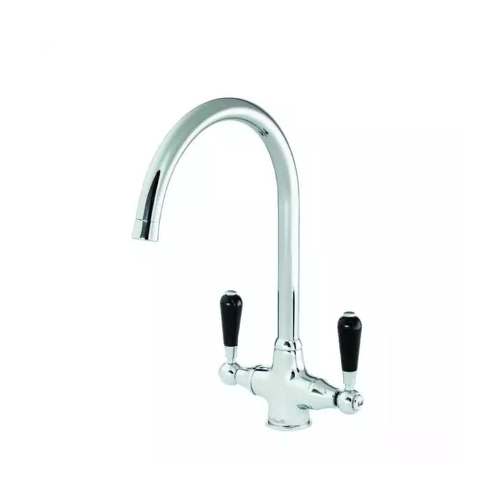 Reginox Brooklyn CH Dual Lever Monobloc Sink Tap with Warm and Hot Water Control - Chrome