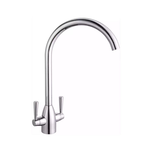 Reginox MESA CH Dual Lever Mixer Sink Tap with 360 Degree Spout Rotating