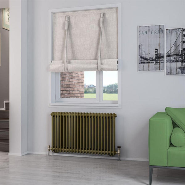 Eastbrook Rivassa 2 Column Radiator 600 X 1010Mm Bronze Olive