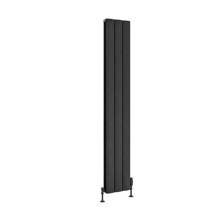 Eastbrook Guardia Matt Anthracite Vertical Aluminium Radiators - Central Heating
