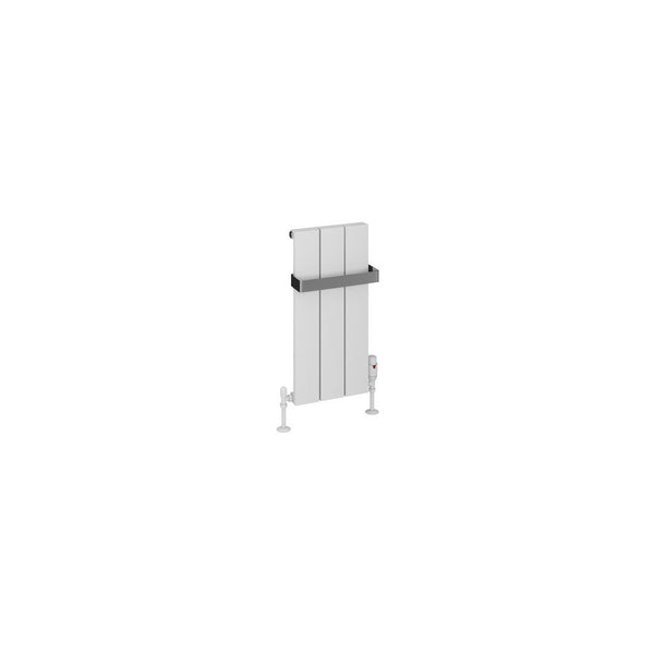 Eastbrook Rosano Matt White Horizontal Aluminium Radiators