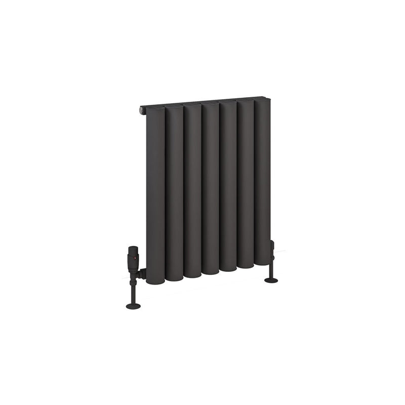 Eastbrook Burford Matt Anthracite Horizontal Aluminium Radiators - Central Heating