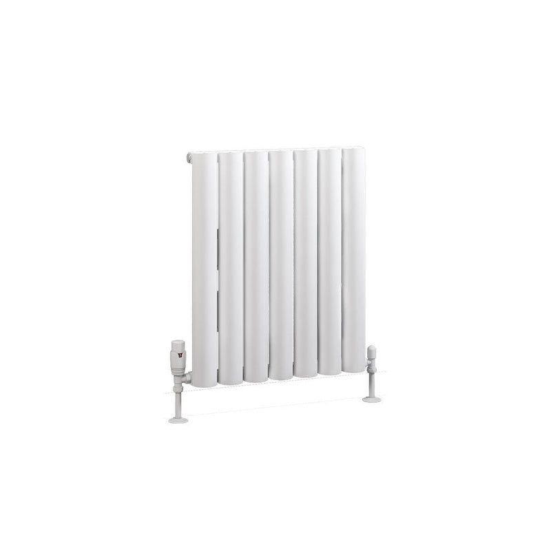 Eastbrook Kelmscott Matt White Horizontal Aluminium Radiators - Central Heating