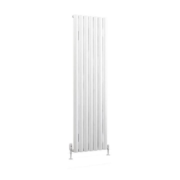 Eastbrook Kelmscott Matt White Vertical Aluminium Radiators - Central Heating