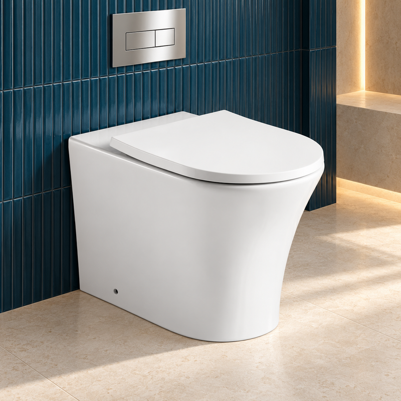 Kartell Kameo Rimless Back To Wall Pan With Soft Close Seat