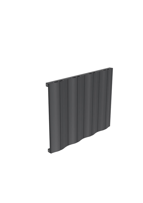 Reina Wave Anthracite Single Panel Aluminium Radiators Central Heating
