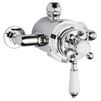 Victorian Chrome Dual Thermostatic Shower Valve