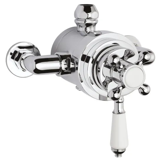 Victorian Chrome Dual Thermostatic Shower Valve