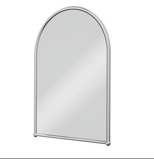 Burlington 500x700mm Arched Mirror - Chrome
