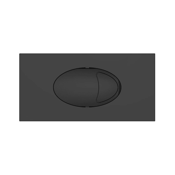 Kartell Flush Plate for Cistern To Suit Matt Black