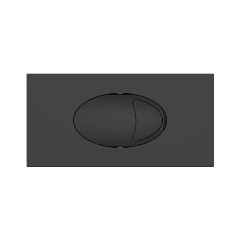 Kartell Flush Plate for Cistern To Suit Matt Black